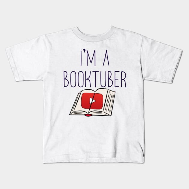 I'm a booktuber Kids T-Shirt by alexbookpages